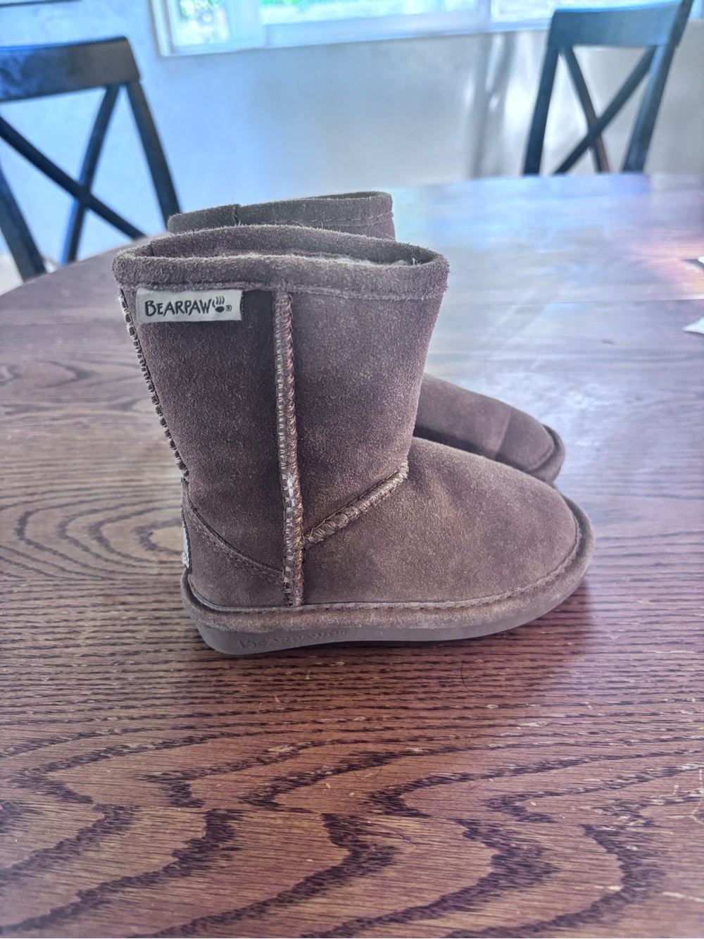 EUC BEARPAW toddler baby Brown Suede Winter Boots